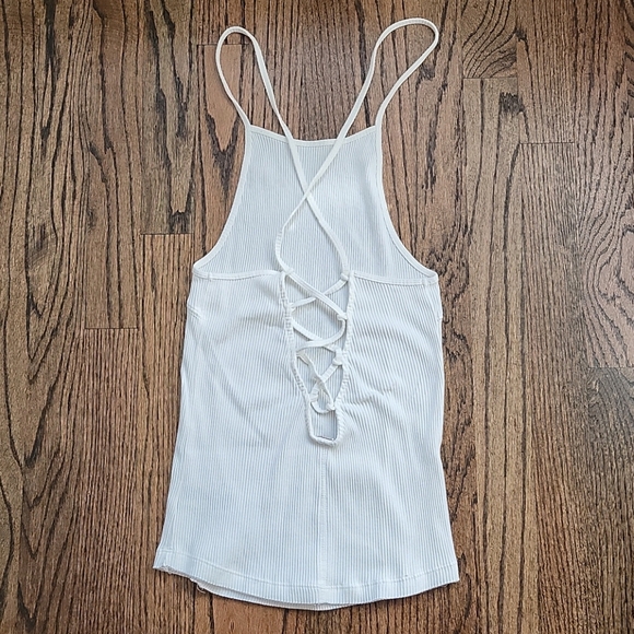 Free People Lace Up Back Tank - Picture 2 of 7